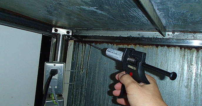 ステン台返し部分ベイト剤注入